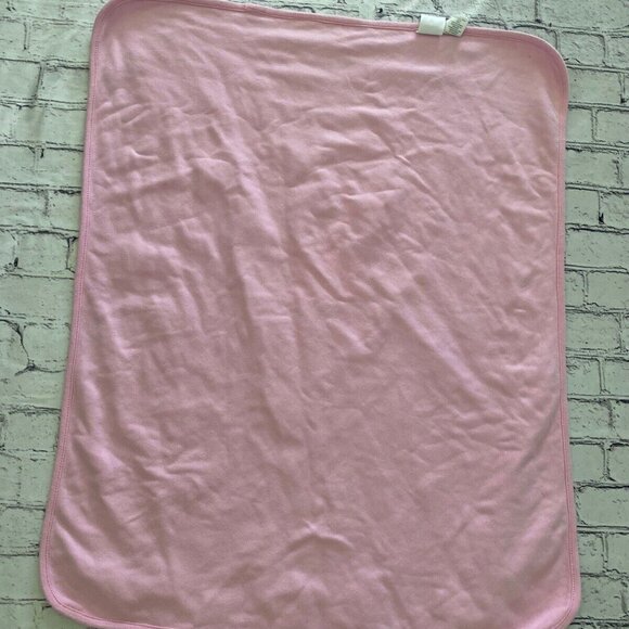 Starting Out Pink White ABC Toile Baby Girl Blanket Lovey Cotton 24"X30" Vintage - Picture 15 of 16